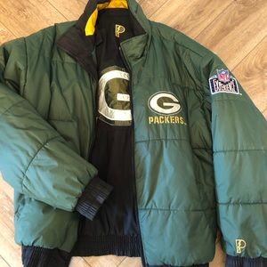 Vintage REVERSIBLE Green Bay Packers Jacket